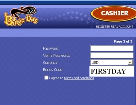 BingoDay Bonus Code Signup